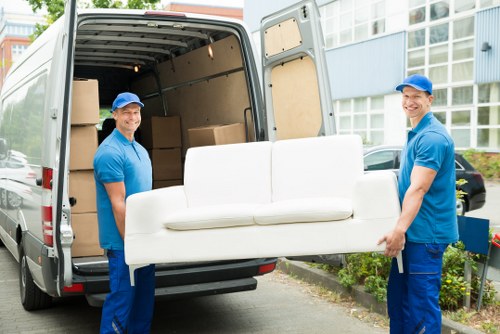 Man and a Van service assisting with a home move