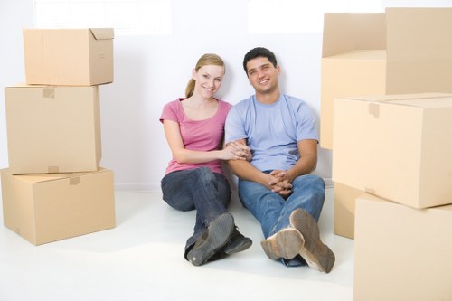 Smooth furniture pick-up and transport by man and van
